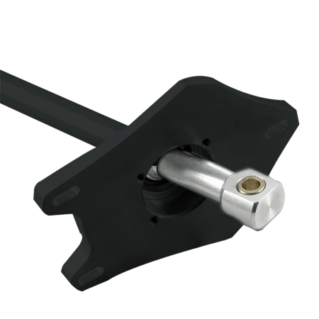 Black Edition Short shifter BMW E8x E9x - aluminiowa srebrna krótka gałka 