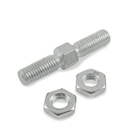 Śruba rzymska M16x1,5 + nakrętki kontrujące