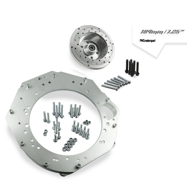 Adapter GM Chevrolet V8 LS - manual 6-biegów BMW M57n GS6-53DZ HGD JGA - 184mm / 7.25" (P)