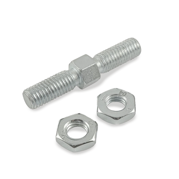 Śruba rzymska M16x1,5 + nakrętki kontrujące