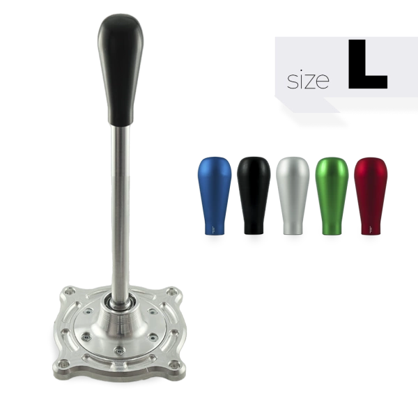 Short shifter Nissan s-chassis S13 S14 S15 R32 R33 R34 - długa czarna gałka