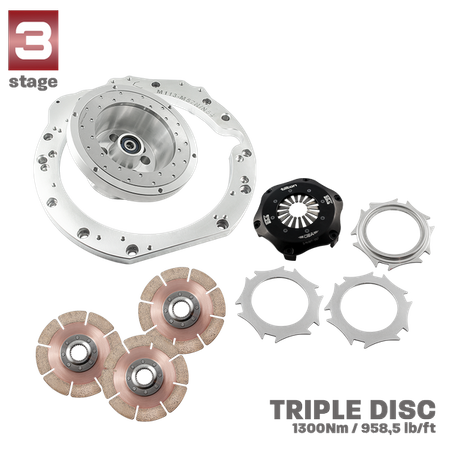 Race stage 3 Mercedes-Benz M113 M113K AMG - manual 6-biegów BMW M57n GS6-53DZ HGD JGA - 184mm 7.25" (P)