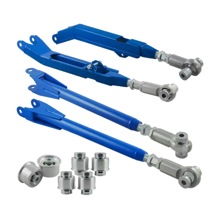 Stage 3 Zestaw regulowanych wahaczy + aluminiowe tuleje wahaczy do BMW E46 Uniball 95kN